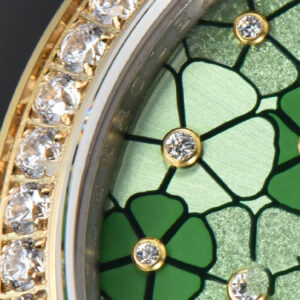 DateJust 31MM 904L YG GMF Diamond Bezel Green Flowers Dial Oyster Bracelet A2824 - Image 6