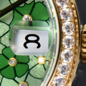 DateJust 31MM 904L YG GMF Diamond Bezel Green Flowers Dial Oyster Bracelet A2824 - Image 9