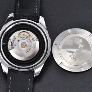 Aquaracer Caliber 5 43mm OF Black Moon Dial Black Nylon Strap SW200 - Image 28