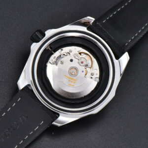 Aquaracer Caliber 5 43mm OF Black Moon Dial Black Nylon Strap SW200 - Image 29