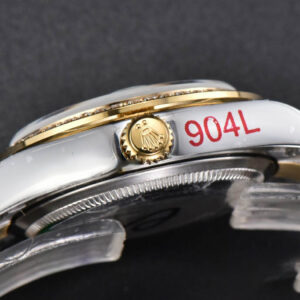 DateJust 31MM 904L YG GMF Diamond Bezel Green Flowers Dial Oyster Bracelet A2824 - Image 16
