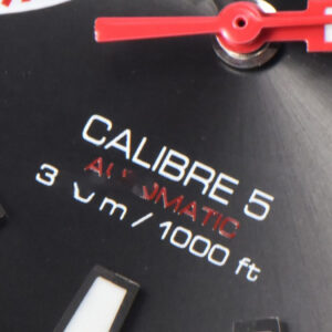 Aquaracer Calibre 5 OF 43MM Black Dial Red Hands SS Bracelet Swiss SW200 - Image 22