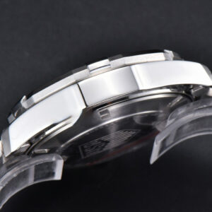 Aquaracer Caliber 5 43mm OF Black ‘Lion’ Dial Red Hand SS Bracelet SW200 - Image 16