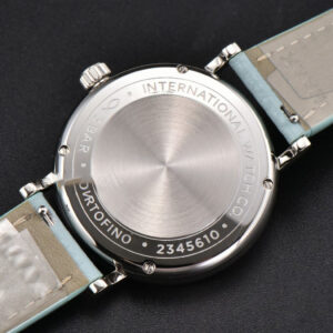Portofino Automatic 34mm IW357416 Real Diamond Ice Blue Dial Blue Leather Strap SW - Image 8