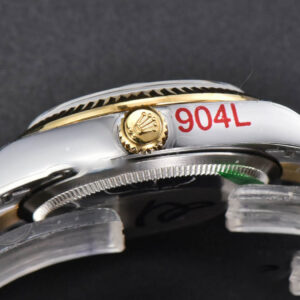 DateJust 31MM 904L YG GMF Fluted Bezel Green Flowers Dial Oyster Bracelet A2824 - Image 9