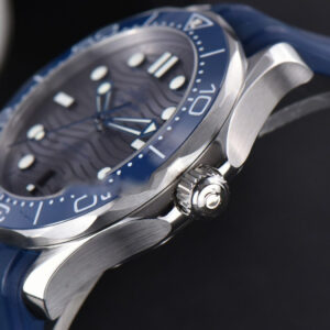 Seamaster Diver SS 300M VSF 42MM Gray Dial Rubber Strap A8800 - Image 7