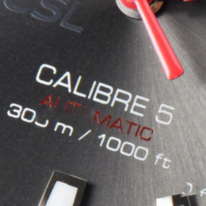 Aquaracer Calibre 5 GMT OF 43MM Green/Red Bezel Black Dial SS Bracelet Swiss SW200 - Image 24