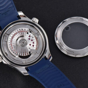 Seamaster Diver SS 300M VSF 42MM Blue Dial Rubber Strap A8800 - Image 8