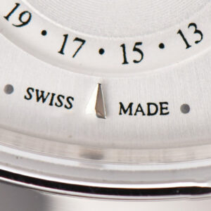 Master Ultra Thin Moon 1368420 SS YLF 39MM White Dial Black Leather Strap A925 - Image 5