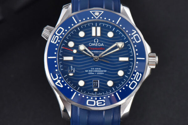 Seamaster Diver SS 300M VSF 42MM Blue Dial Rubber Strap A8800