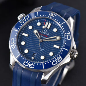 Seamaster Diver SS 300M VSF 42MM Blue Dial Rubber Strap A8800 - Image 15