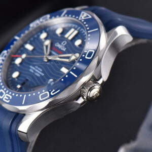 Seamaster Diver SS 300M VSF 42MM Blue Dial Rubber Strap A8800 - Image 21