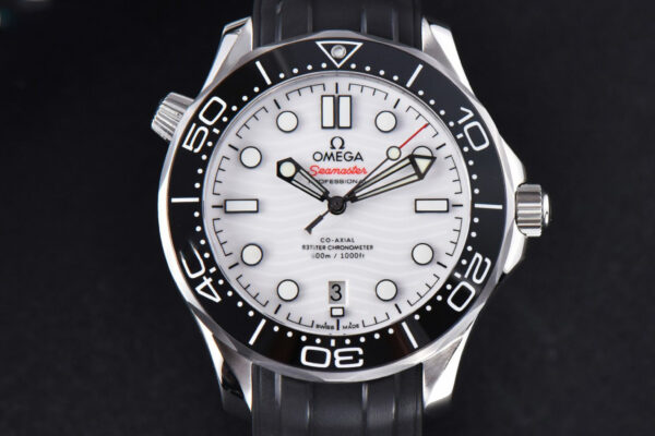 Seamaster Diver SS 300M VSF 42MM White Dial Rubber Strap A8800