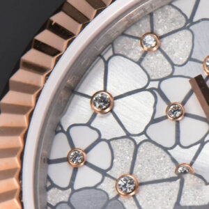 DateJust 31MM 904L RG/SS GMF Fluted Bezel Silver Flowers Dial Jubilee Bracelet A2824 - Image 4