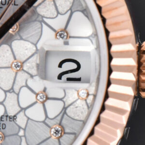 DateJust 31MM 904L RG/SS GMF Fluted Bezel Silver Flowers Dial Jubilee Bracelet A2824 - Image 7