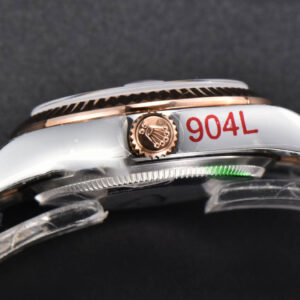 DateJust 31MM 904L RG/SS GMF Fluted Bezel Silver Flowers Dial Jubilee Bracelet A2824 - Image 15