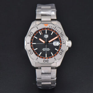 Aquaracer Bamford OF 43MM Black/Orange Dial SS BraceletAquaracer Calibre 7 GMT OF 43MM Blue/Red Bezel Black Dial Swiss SW200 - Image 17