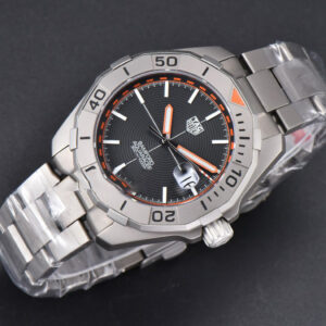 Aquaracer Bamford OF 43MM Black/Orange Dial SS BraceletAquaracer Calibre 7 GMT OF 43MM Blue/Red Bezel Black Dial Swiss SW200 - Image 18