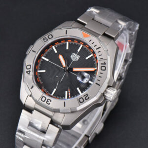 Aquaracer Bamford OF 43MM Black/Orange Dial SS BraceletAquaracer Calibre 7 GMT OF 43MM Blue/Red Bezel Black Dial Swiss SW200 - Image 19