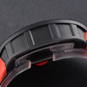 RM055 42.7mm BBRF Black NTPT Black Skeleton Dial Red Rubber Strap RMUL2 - Image 4