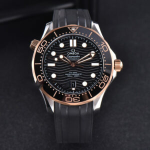 Seamaster Diver RG/SS 300M VSF 42MM Black Dial Rubber Strap A8800 - Image 10