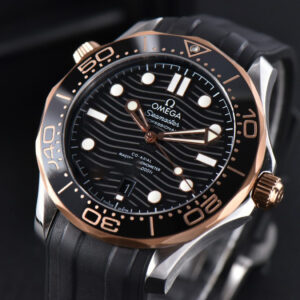 Seamaster Diver RG/SS 300M VSF 42MM Black Dial Rubber Strap A8800 - Image 11