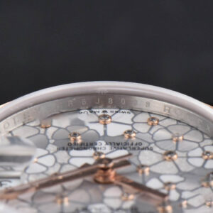 DateJust 31MM 904L RG/SS GMF Diamond Bezel Silver Flowers Dial Oyster Bracelet A2824 - Image 14
