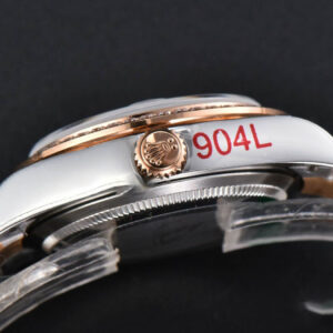DateJust 31MM 904L RG/SS GMF Diamond Bezel Silver Flowers Dial Oyster Bracelet A2824 - Image 16