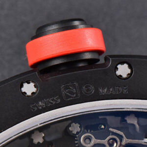 RM055 42.7mm BBRF Black NTPT Black Skeleton Dial Red Rubber Strap RMUL2 - Image 14