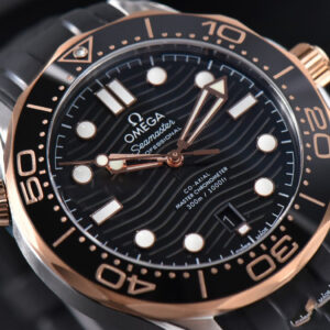 Seamaster Diver RG/SS 300M VSF 42MM Black Dial Rubber Strap A8800 - Image 16