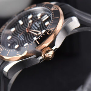 Seamaster Diver RG/SS 300M VSF 42MM Black Dial Rubber Strap A8800 - Image 17