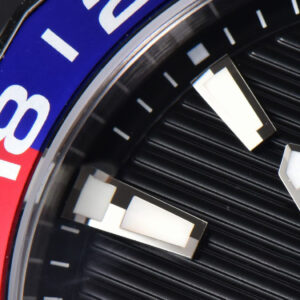 Aquaracer Calibre 7 GMT OF 43MM Blue/Red Bezel Black Dial Swiss SW200 - Image 21