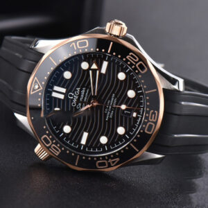 Seamaster Diver RG/SS 300M VSF 42MM Black Dial Rubber Strap A8800 - Image 20