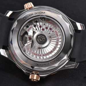 Seamaster Diver RG/SS 300M VSF 42MM Black Dial Rubber Strap A8800 - Image 22