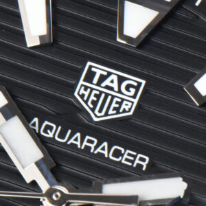 Aquaracer Caliber 5 43mm OF Black Dial Silver Hand SS Bracelet SW200 - Image 20