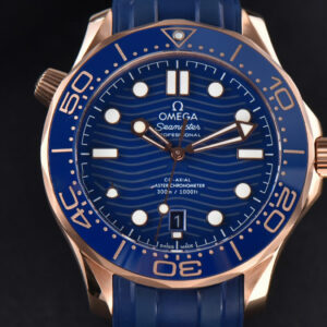 Seamaster Diver RG/SS 300M VSF 42MM Blue Dial Rubber Strap A8800