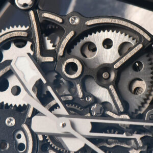 RM055 42.7mm BBRF Black Ceramic Black Skeleton Dial White Rubber Strap RMUL2 - Image 7
