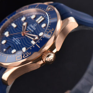 Seamaster Diver RG/SS 300M VSF 42MM Blue Dial Rubber Strap A8800 - Image 7