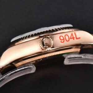 DateJust 31MM 904L RG GMF Fluted Bezel Silver Flowers Dial President Bracelet A2824 - Image 15