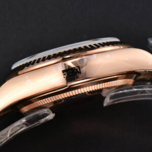 DateJust 31MM 904L RG GMF Fluted Bezel Silver Flowers Dial President Bracelet A2824 - Image 16