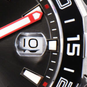 Aquaracer Caliber 5 43mm OF Black ‘Lion’ Dial Red Hand SS Bracelet SW200 - Image 24