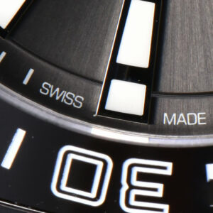 Aquaracer Caliber 5 43mm OF Black ‘Lion’ Dial Red Hand SS Bracelet SW200 - Image 25