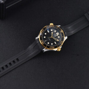 Seamaster Diver YG/SS 300M VSF 42MM Black Dial Rubber Strap A8800 - Image 9