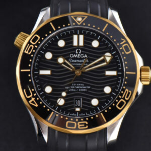 Seamaster Diver YG/SS 300M VSF 42MM Black Dial Rubber Strap A8800
