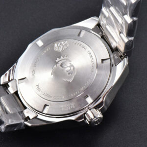 Aquaracer Caliber 5 43mm OF Black ‘Lion’ Dial Red Hand SS Bracelet SW200 - Image 30