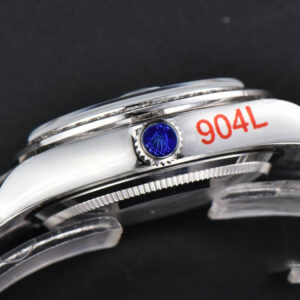 DateJust 31MM 904L GMF Diamond Bezel Blue Flowers Dial President Bracelet A2824 - Image 10