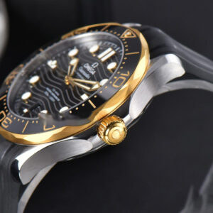 Seamaster Diver YG/SS 300M VSF 42MM Black Dial Rubber Strap A8800 - Image 16