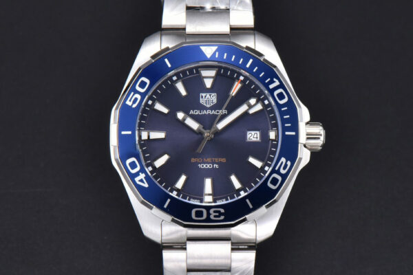Aquaracer 300M 41mm OF Purple Dial SS Bracelet SW200