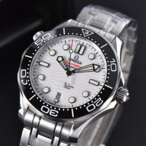 Seamaster Diver SS 300M VSF 42MM White Dial SS Bracelet A8800 - Image 5