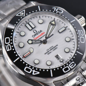 Seamaster Diver SS 300M VSF 42MM White Dial SS Bracelet A8800 - Image 11